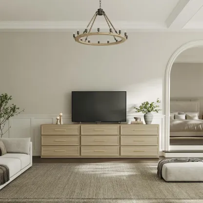 Mesita de noche alta extragrande SICOTAS con 3 cajones de almacenamiento y tiradores dorados, mesa auxiliar moderna para el hogar/dormitorio, ideal para la mesita de noche o la habitación infantil. Requiere montaje. Mueble de interior impermeable.