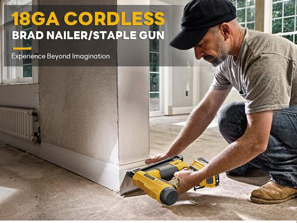 2 in 1 Cordless Brad Nailer/Electric Stapler with 2.0Ah Battery and Charger,1000pcs Nails and 500pcs Staples Included for Home Improvement & Woodworking, Christmas and New Year Gift Guide – Best Holiday Picks 2 in 1 Cordless Brad Nailer/Electric Stapler with 2.0Ah Battery and Charger,1000pcs Nails and 500pcs Staples Included for Home Improvement & Woodworking, Christmas and New Year Gift Guide – Best Holiday Picks