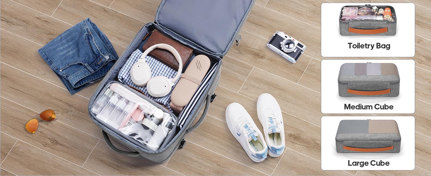 UKEIN 7-Piece Durable Hardside Luggage Set - 20/24/28-Inch 4-Wheel Spinner Carry-On Luggage with TSA Lock, YKK Zipper, Travel Bag, 3 Packing Cubes for Summer Travel, Outdoor Fun, Carry-On Luggage Sets UKEIN 7-Piece Durable Hardside Luggage Set - 20/24/28-Inch 4-Wheel Spinner Carry-On Luggage with TSA Lock, YKK Zipper, Travel Bag, 3 Packing Cubes for Summer Travel, Outdoor Fun, Carry-On Luggage Sets
