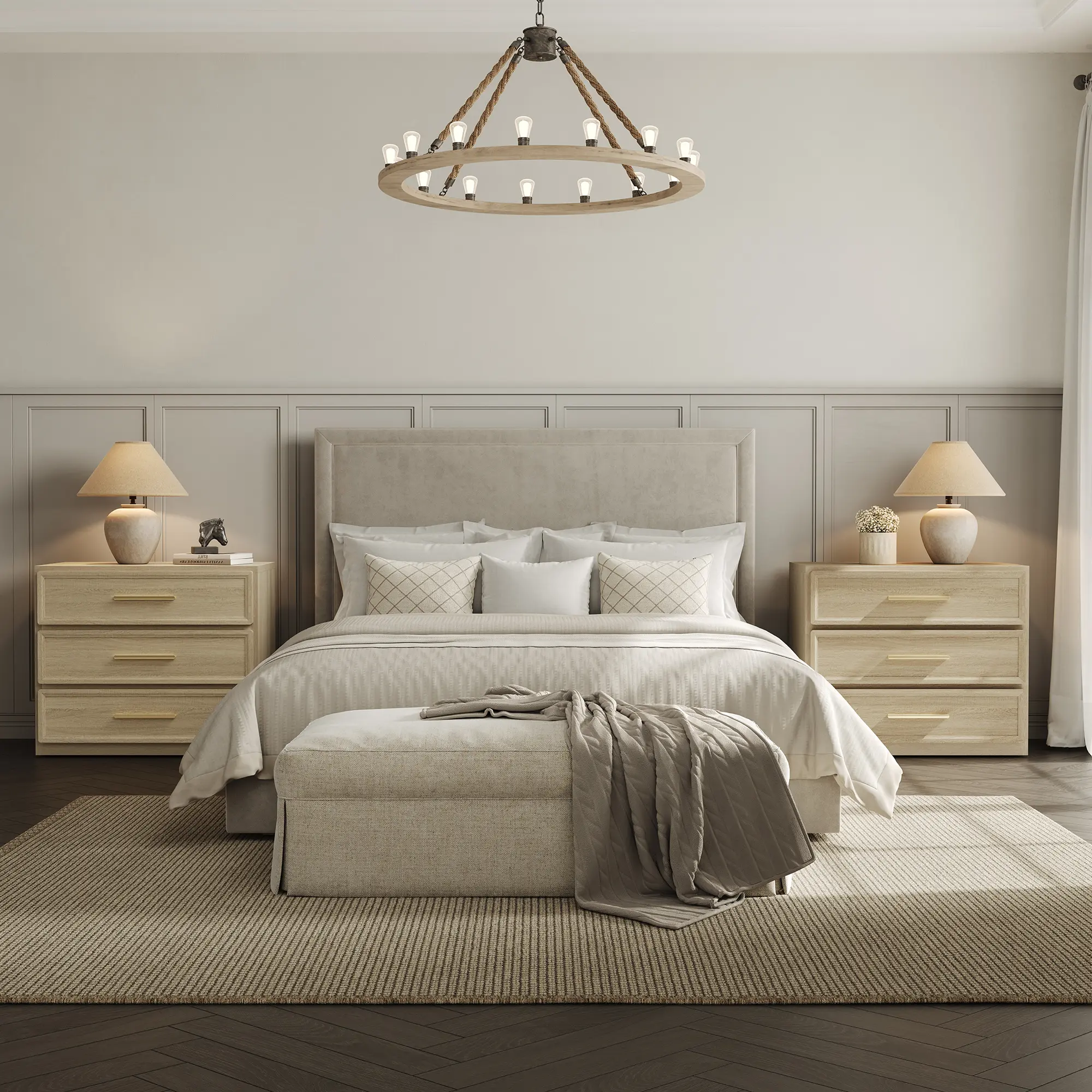 Mesita de noche alta extragrande SICOTAS con 3 cajones de almacenamiento y tiradores dorados, mesa auxiliar moderna para el hogar/dormitorio, ideal para la mesita de noche o la habitación infantil. Requiere montaje. Mueble de interior impermeable.