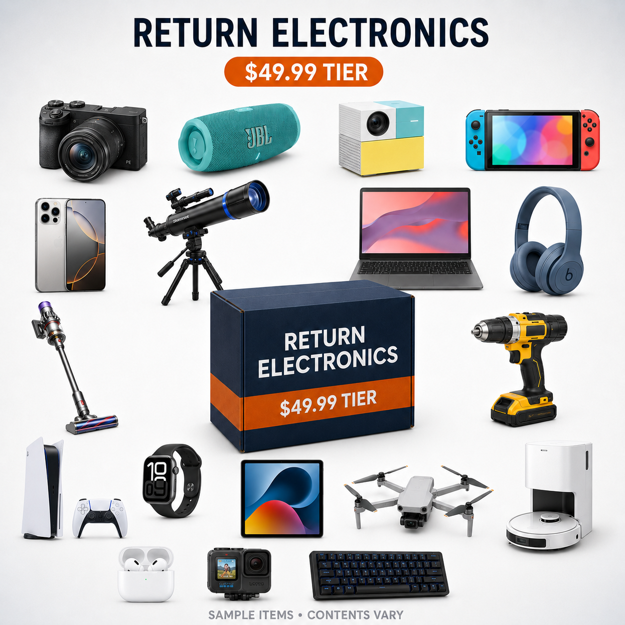2026 Amazon Electronics Return Pallets - Tier $49.99