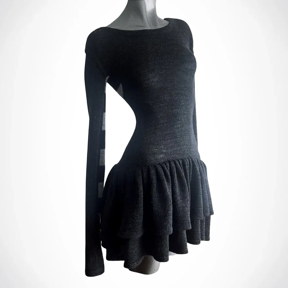 Laced Knit Dress