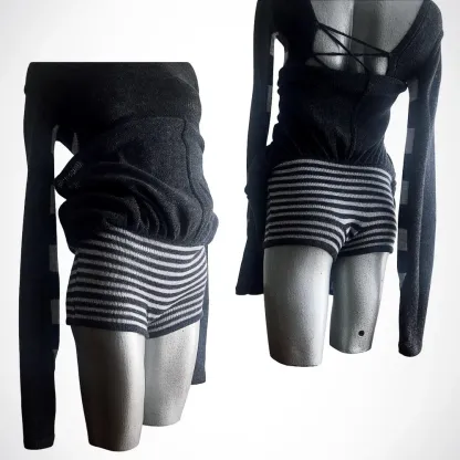 Laced Knit Dress