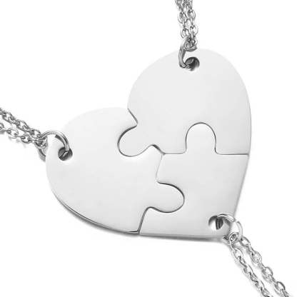 2 to 8 Friend Group Custom Engraved Name Necklaces