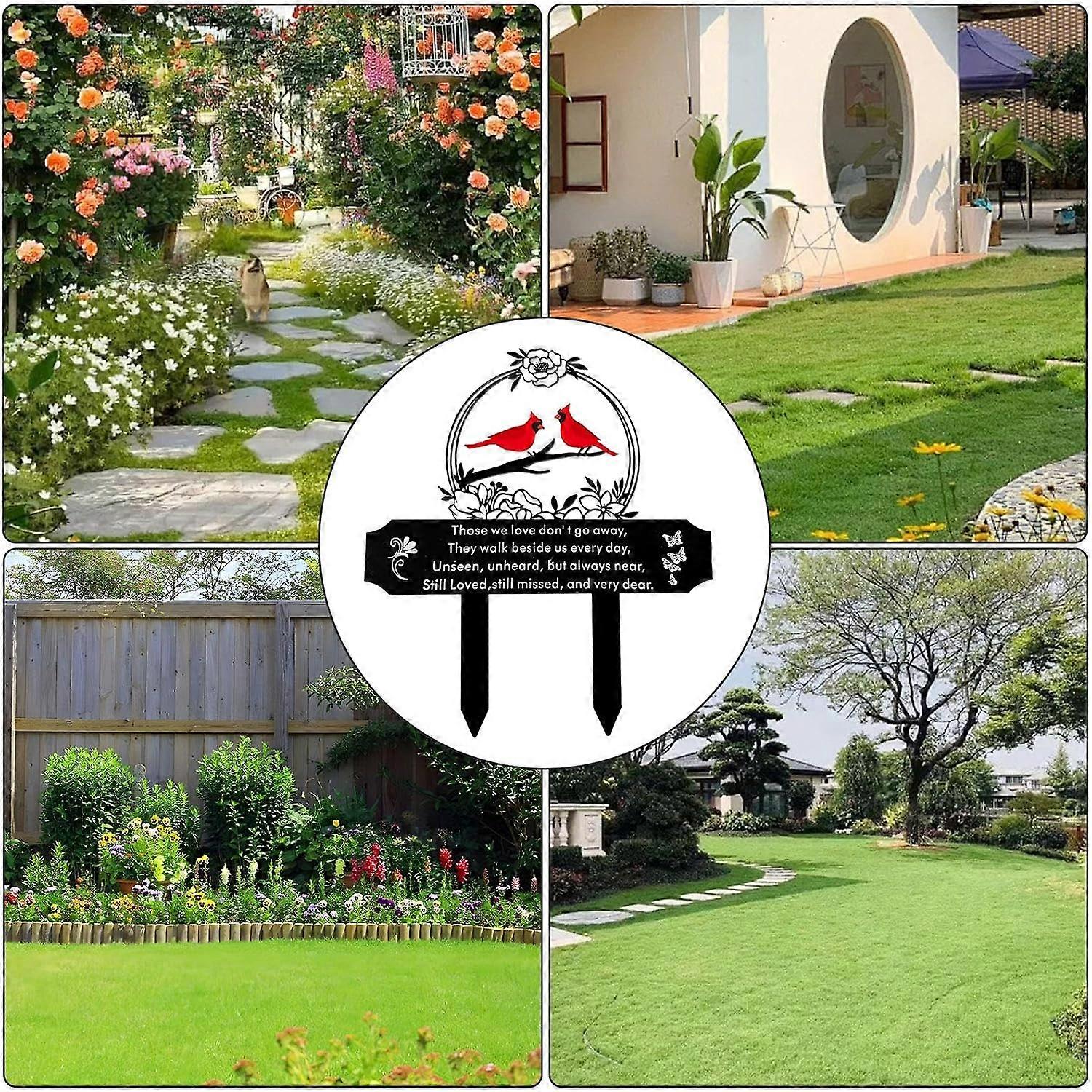 ❤Metal Memorial Marker - Large Butterfly, Cemetery Decoration, Multi-Purpose✝️