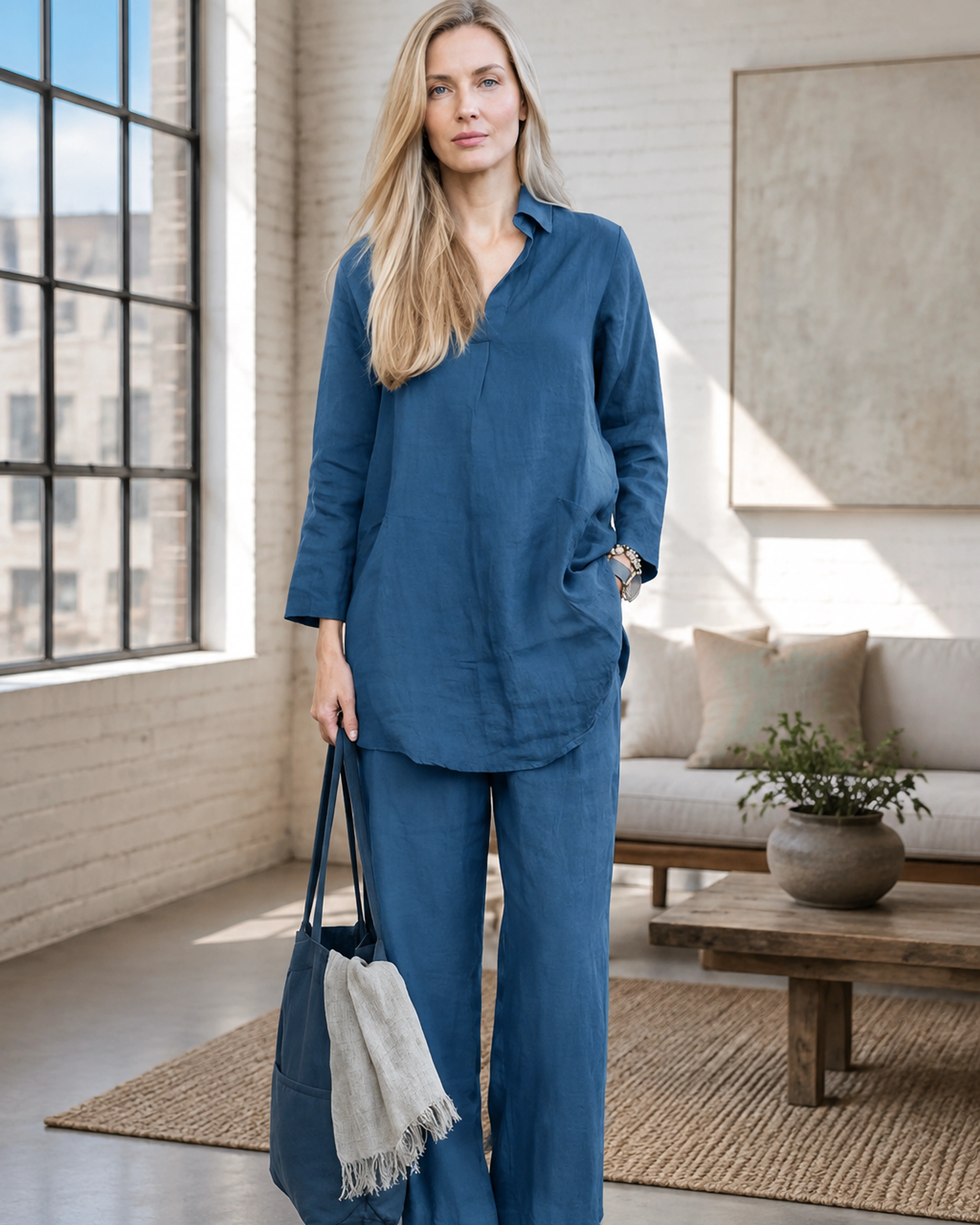 Sienna cotton set styled for everyday wear