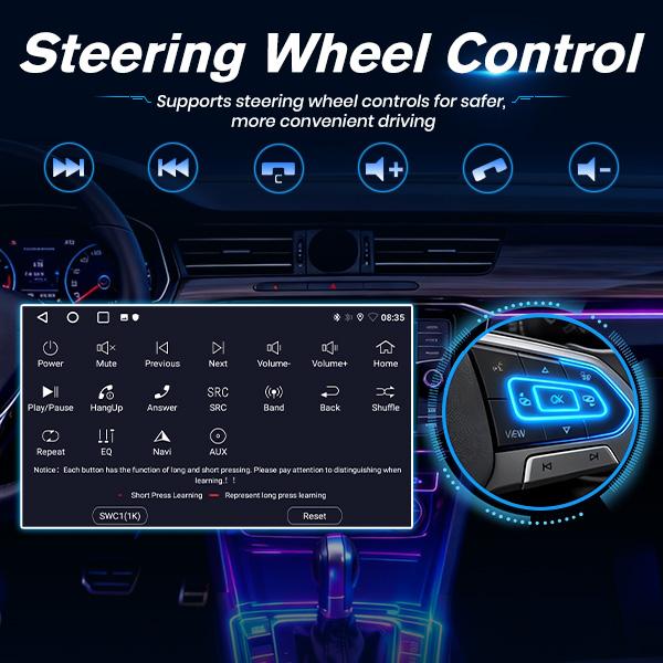 10.6 Inch Car Stereo for 2007-2013 Chevy Silverado & GMC Sierra, Android 15, Wireless Carplay/Android Auto, Bluetooth, WiFi, GPS Navigation 10.6 Inch Car Stereo for 2007-2013 Chevy Silverado & GMC Sierra, Android 15, Wireless Carplay/Android Auto, Bluetooth, WiFi, GPS Navigation