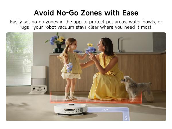 DREAME D30 Ultra Robot Vacuum and Mop, 25,000Pa Powerful Suction, All-in-One Base Station with 100 Days Auto-Empty, MopExtend Tech for Edge Cleaning, Smart Obstacle Avoidance, White DREAME D30 Ultra Robot Vacuum and Mop, 25,000Pa Powerful Suction, All-in-One Base Station with 100 Days Auto-Empty, MopExtend Tech for Edge Cleaning, Smart Obstacle Avoidance, White