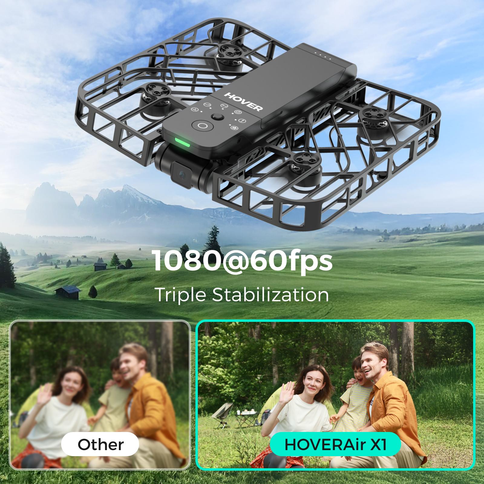HOVERAir X1 Pocket-Sized Self-Flying Camera Lightweight Quadcopter with 5 Pre-Programmed Flights Foldable Design 125g Portable Electronic Handbag Mechanical Recording Drone HOVERAir X1 Pocket-Sized Self-Flying Camera Lightweight Quadcopter with 5 Pre-Programmed Flights Foldable Design 125g Portable Electronic Handbag Mechanical Recording Drone