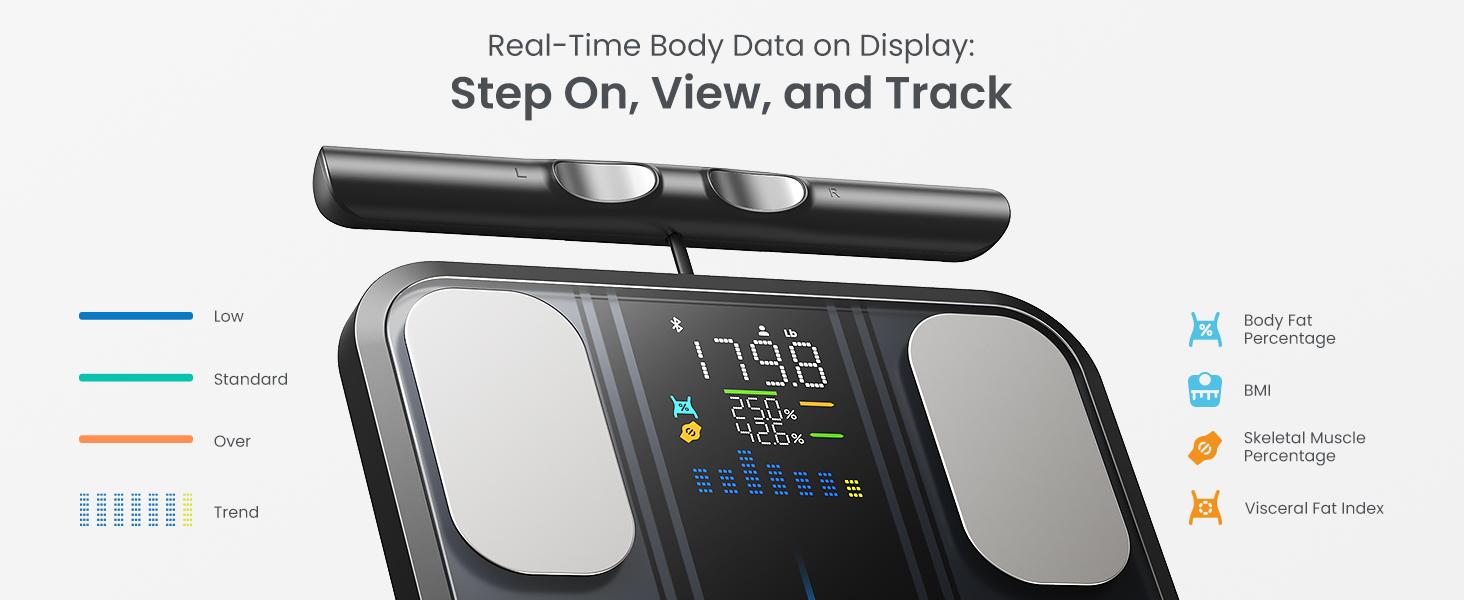 RENPHO 8 Electrode Smart Scale, Bluetooth Full Body Scan Segmental Body Analyzer with BIA Technology, Spring Glow Up Gym Gifts Measures Weight, BMI, Body Fat, Muscle Mass, Syncs to Free App, High Precision, 400lbs, MorphoScan Base,summerwins summerwins RENPHO 8 Electrode Smart Scale, Bluetooth Full Body Scan Segmental Body Analyzer with BIA Technology, Spring Glow Up Gym Gifts Measures Weight, BMI, Body Fat, Muscle Mass, Syncs to Free App, High Precision, 400lbs, MorphoScan Base,summerwins summerwins