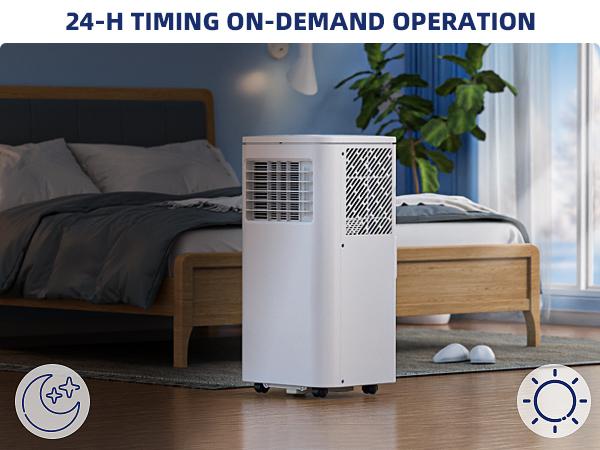 2026 New Model Fast Cooling: Antarctic Star Portable Air Conditioner 8000 BTU (ASHRAE), Remote Control, 2 Fan Speeds, Quiet Operation, Cools 200 sq.ft, 24H Timer, Fan Mode for Bedroom Office Home Dorm summerwins 2026 New Model Fast Cooling: Antarctic Star Portable Air Conditioner 8000 BTU (ASHRAE), Remote Control, 2 Fan Speeds, Quiet Operation, Cools 200 sq.ft, 24H Timer, Fan Mode for Bedroom Office Home Dorm summerwins
