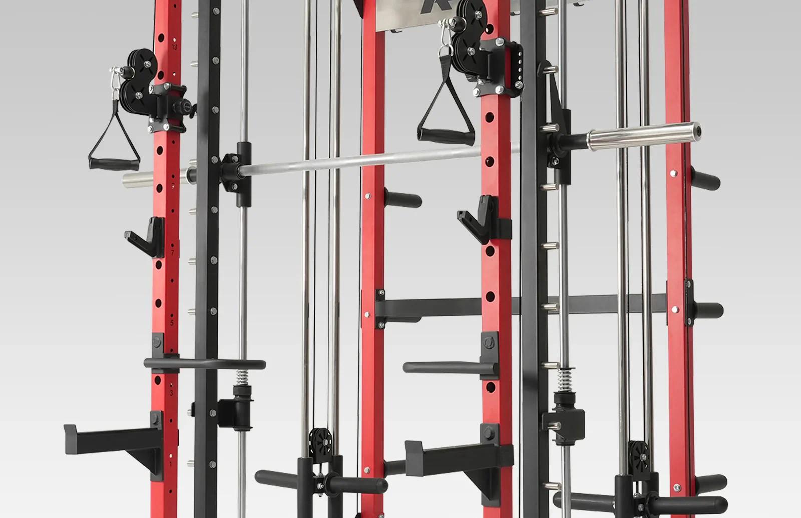 RITFIT M1 Pro/2.0 Multi-functional Smith Machine with Modern Steel Frame, Powerful Storage System, Smooth Cable Crossover System, Lat Pulldown Machine for Home Gym Strength Training, Home Exercise Equipment RITFIT M1 Pro/2.0 Multi-functional Smith Machine with Modern Steel Frame, Powerful Storage System, Smooth Cable Crossover System, Lat Pulldown Machine for Home Gym Strength Training, Home Exercise Equipment