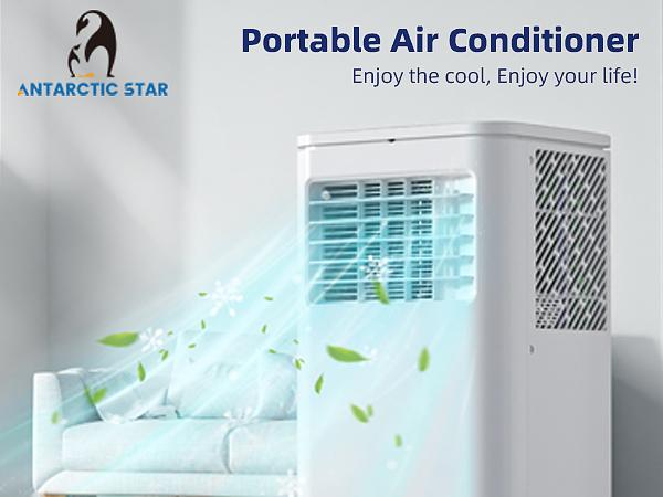 2026 New Model Fast Cooling: Antarctic Star Portable Air Conditioner 8000 BTU (ASHRAE), Remote Control, 2 Fan Speeds, Quiet Operation, Cools 200 sq.ft, 24H Timer, Fan Mode for Bedroom Office Home Dorm summerwins 2026 New Model Fast Cooling: Antarctic Star Portable Air Conditioner 8000 BTU (ASHRAE), Remote Control, 2 Fan Speeds, Quiet Operation, Cools 200 sq.ft, 24H Timer, Fan Mode for Bedroom Office Home Dorm summerwins