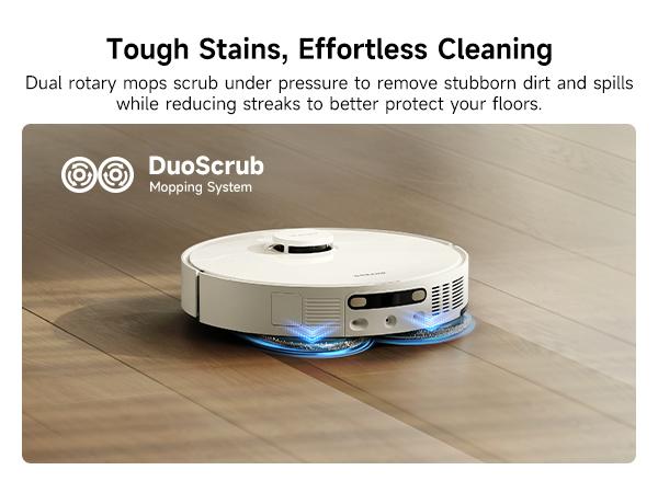 DREAME D30 Ultra Robot Vacuum and Mop, 25,000Pa Powerful Suction, All-in-One Base Station with 100 Days Auto-Empty, MopExtend Tech for Edge Cleaning, Smart Obstacle Avoidance, White DREAME D30 Ultra Robot Vacuum and Mop, 25,000Pa Powerful Suction, All-in-One Base Station with 100 Days Auto-Empty, MopExtend Tech for Edge Cleaning, Smart Obstacle Avoidance, White