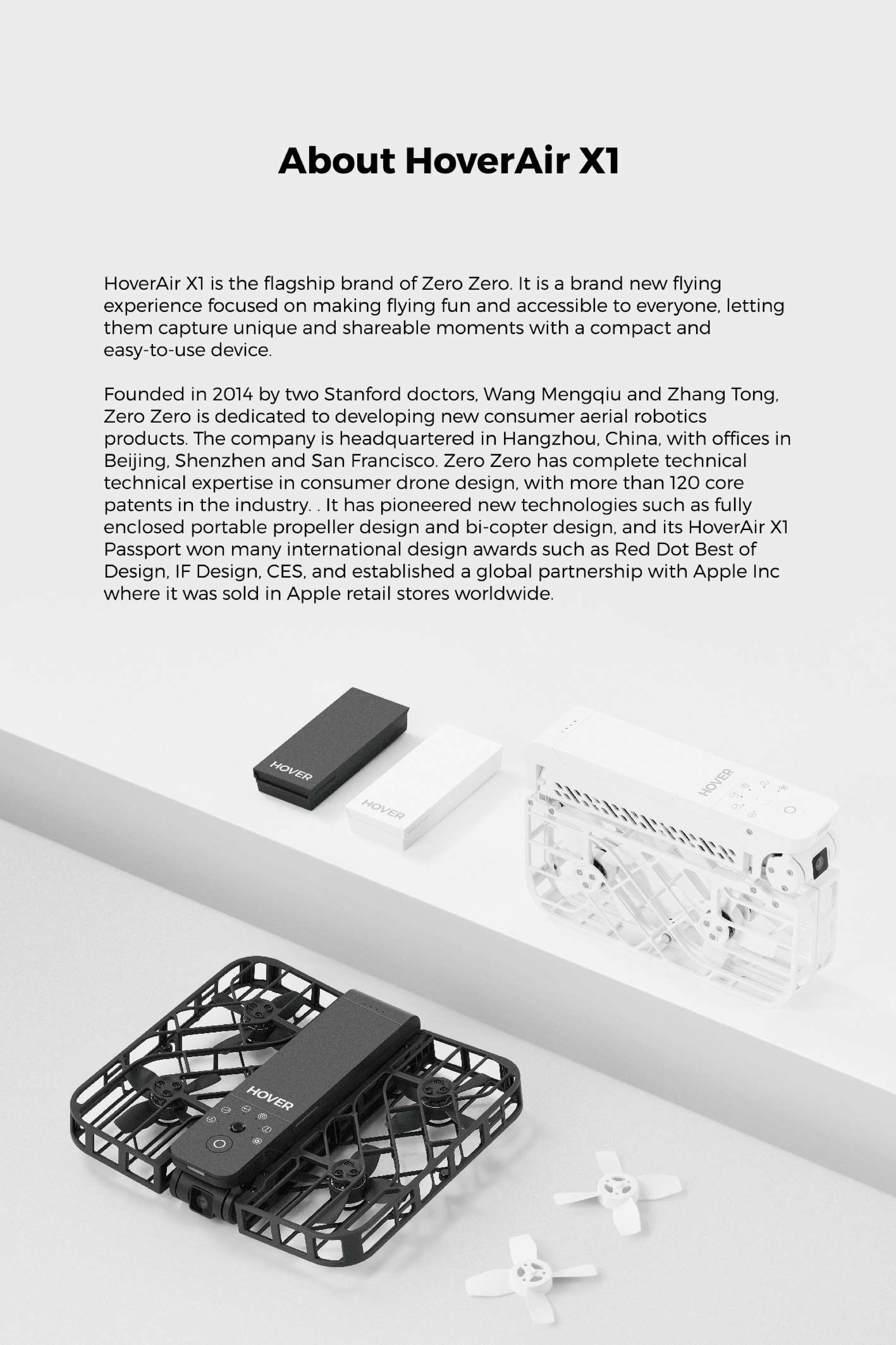 HOVERAir X1 Pocket-Sized Self-Flying Camera Lightweight Quadcopter with 5 Pre-Programmed Flights Foldable Design 125g Portable Electronic Handbag Mechanical Recording Drone HOVERAir X1 Pocket-Sized Self-Flying Camera Lightweight Quadcopter with 5 Pre-Programmed Flights Foldable Design 125g Portable Electronic Handbag Mechanical Recording Drone