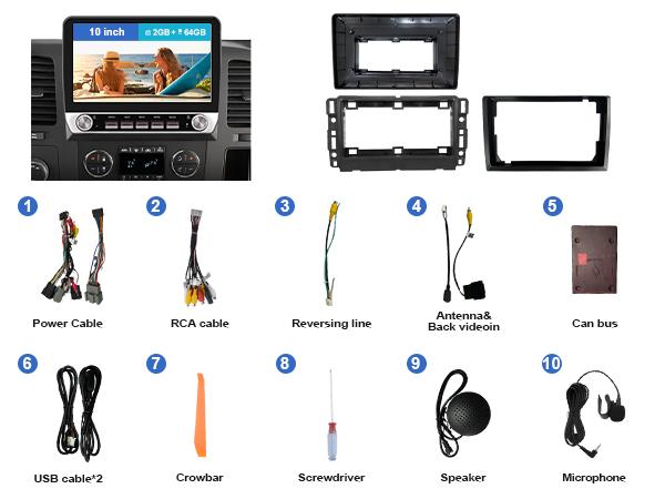10.6 Inch Car Stereo for 2007-2013 Chevy Silverado & GMC Sierra, Android 15, Wireless Carplay/Android Auto, Bluetooth, WiFi, GPS Navigation 10.6 Inch Car Stereo for 2007-2013 Chevy Silverado & GMC Sierra, Android 15, Wireless Carplay/Android Auto, Bluetooth, WiFi, GPS Navigation