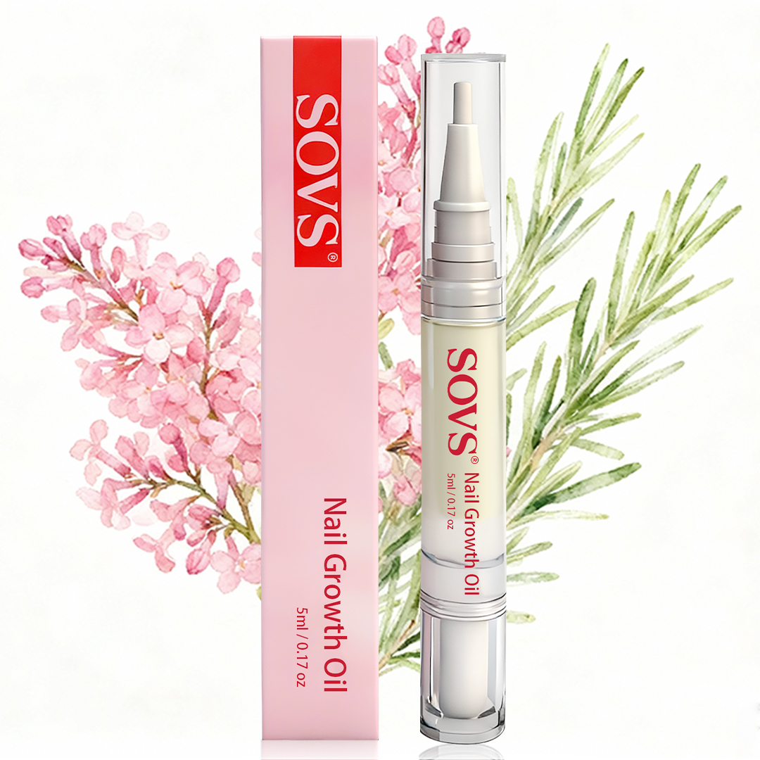 Nail Care Nourishes Oil Pen, Nailgrowthoil for Fingernail, Moistens And Protects Nails And Nails With Anti-Dead Skin Barbs,Rose flavor