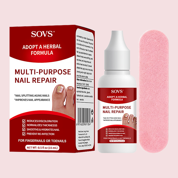 SOVS Toenail Fungus Treatment Extra Strength, Antifungal Solution for Toenail or Fingernail, Triple Action Formula for Remove Fungal, Repair and Renewal Damaged Nails, 0.5 Fl Oz