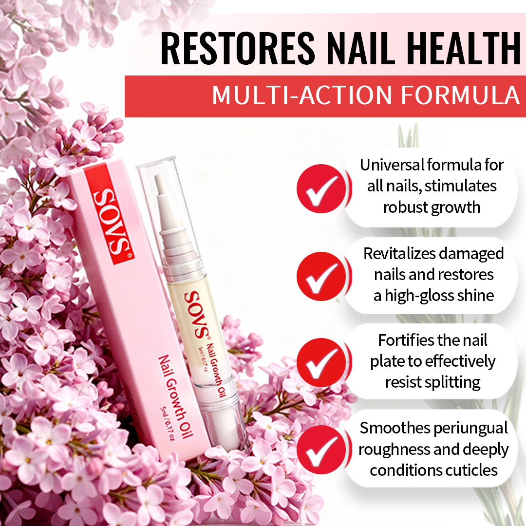 Nail Care Nourishes Oil Pen, Nailgrowthoil for Fingernail, Moistens And Protects Nails And Nails With Anti-Dead Skin Barbs,Rose flavor