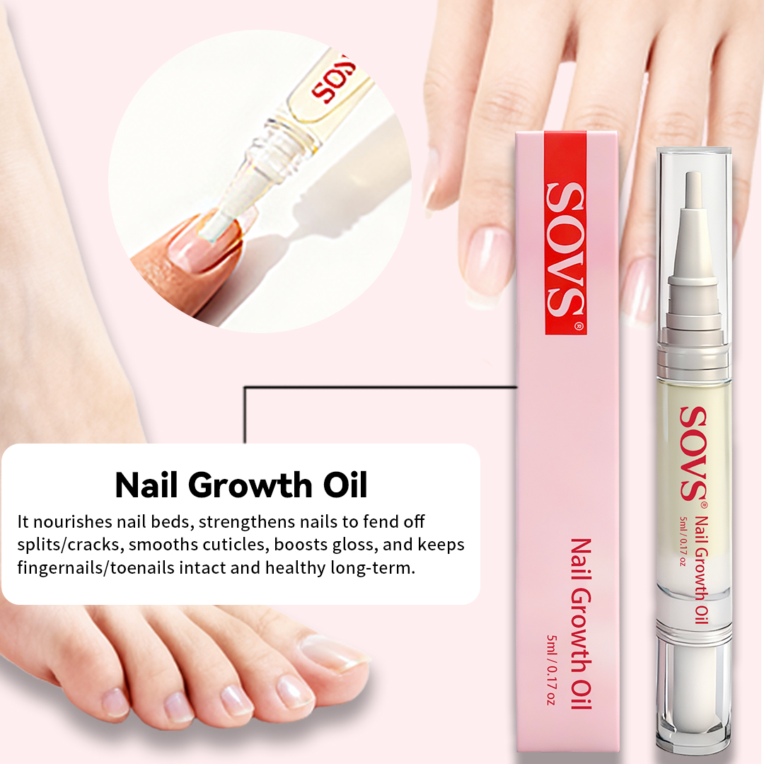 Nail Care Nourishes Oil Pen, Nailgrowthoil for Fingernail, Moistens And Protects Nails And Nails With Anti-Dead Skin Barbs,Rose flavor