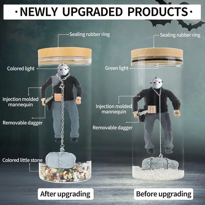 ✨Jason Luminous Water Column Lamp Halloween Decorative Gifts🎁