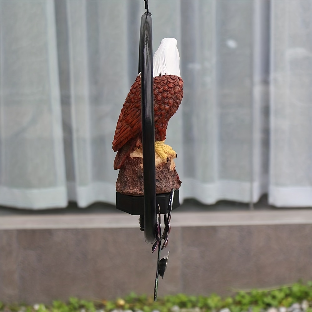 Eagle Solar LED Hanging Lights, Solar Garden Lights, Outdoor Decor, Resin Garden Waterproof Decorations