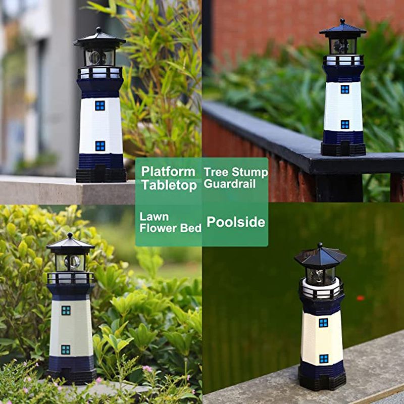 Solar-Powered Rotating Lighthouse