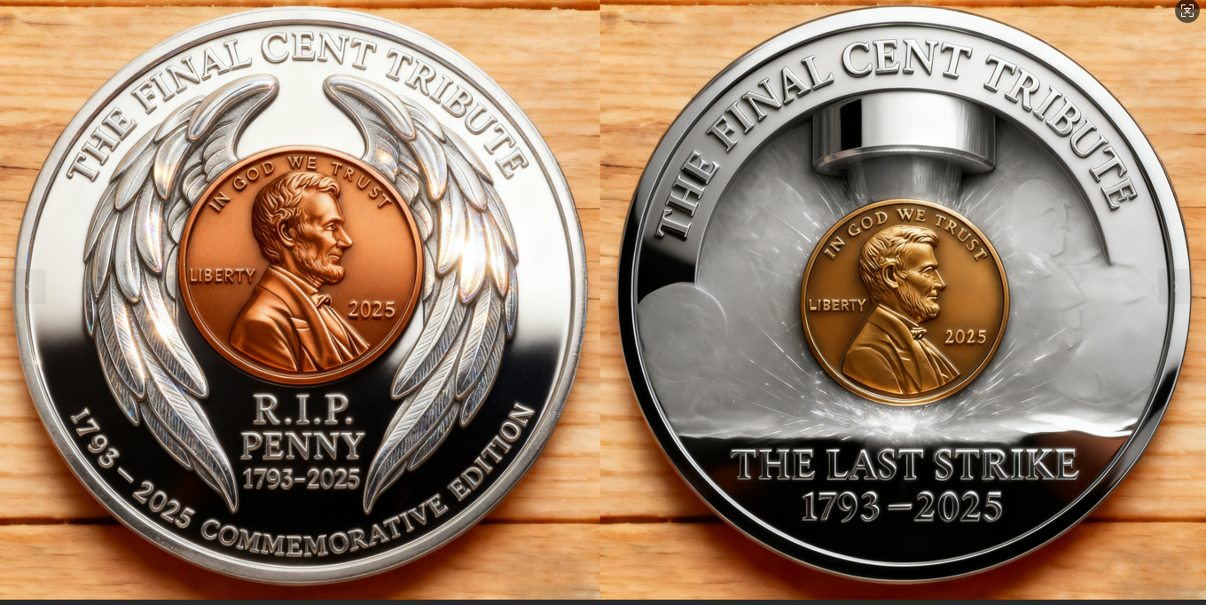 “Last Cent Standing: Commemorate the End of an Era Commemorative Coin”