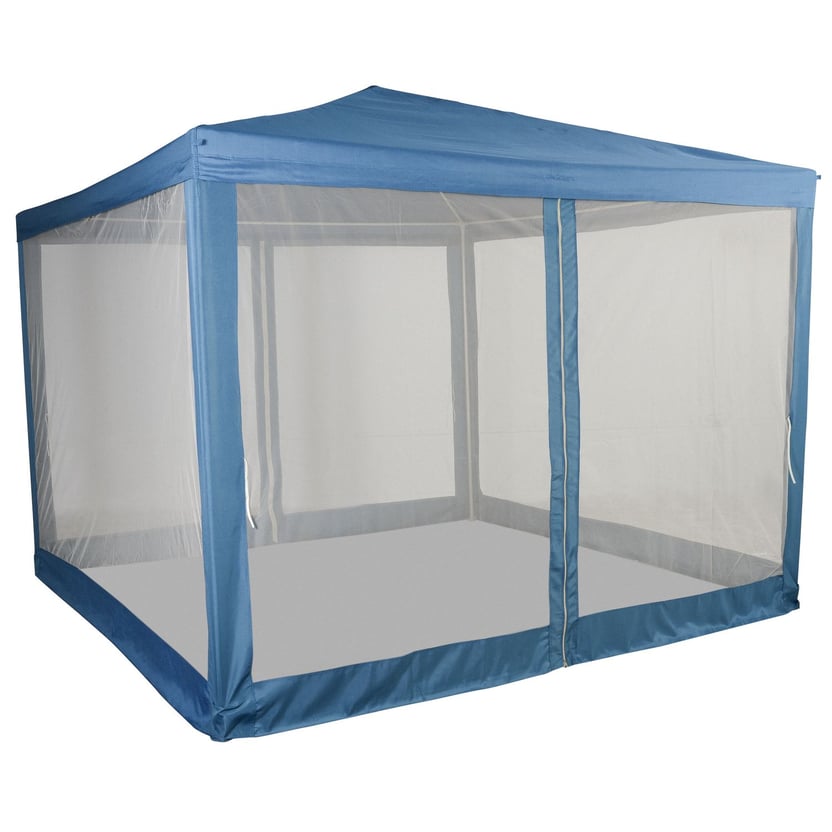 Toldo de restaurante color topo con mosquitera apto para terraza exterior patio 3 x 3 m