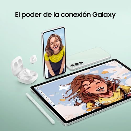 SAMSUNG Galaxy Tab S9 FE Lavanda 8GB RAM 256GB, Spen, Smart Book Cover, Nacional con Garantía