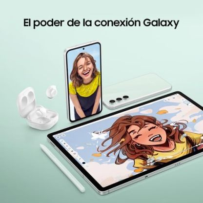 SAMSUNG Galaxy Tab S9 FE Lavanda 8GB RAM 256GB, Spen, Smart Book Cover, Nacional con Garantía