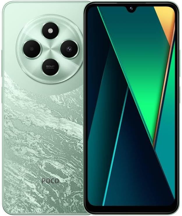 Xiaomi Celular Poco C75 Black 6GB RAM 128GB ROM Desbloqueado