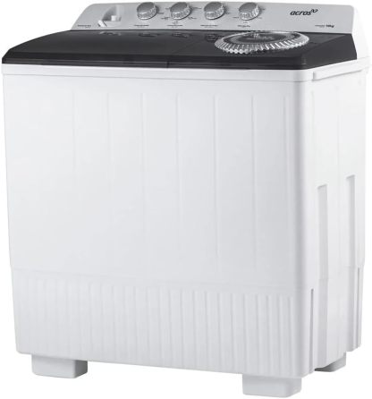 Lavadora Acros de 19kg Dos tinas Semiautomática MaxSpin Dry Blanca modelo ALD-1945JE