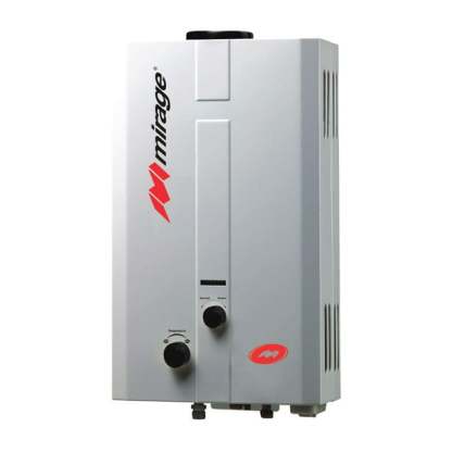 Boiler De Paso Flux Mirage de 6 Litros Por Minuto Gas Natural Mirage MBF06EF