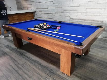 Mesa de Billar con Cubierta para Comedor Hecha a Mano en México Mesas Profesionales (Rojo)