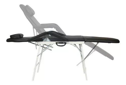 Silla Faciales Cama Camilla Sillon Spa Masaje Color Negro Urban Design AT17369