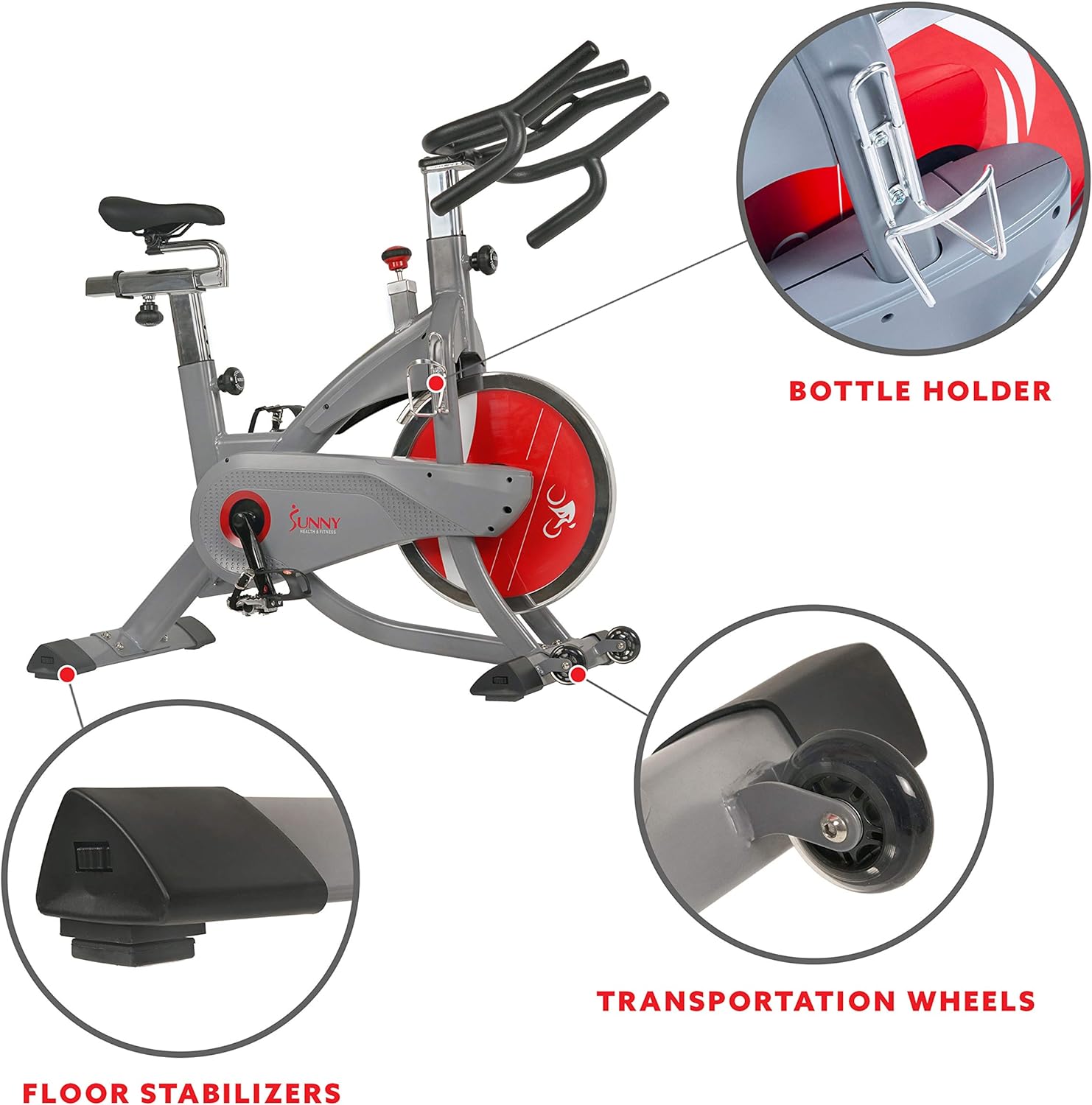 Sunny Health & Fitness AerPro Ciclismo Indoor