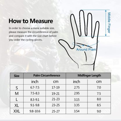 NICEWIN Guantes de motocicleta para hombres y mujeres, Guantes de moto de cross de montaña de verano con pantalla táctil, Guantes de todoterreno con dedos completos Carreras de carretera, Ciclismo, Escalada Motocross