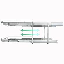 cajones extra&iacute;bles para armarios de cocina 