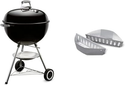 Weber, Asador Original Kettle Premium 22 Negro Adulto Unisex, Negro (Black), Pulgadas Premium
