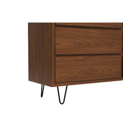 Cajonera 6 Cajones Java Nogal - Kessa Muebles