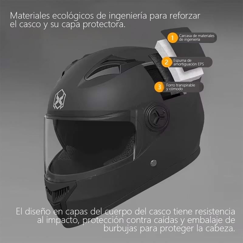 Mica Casco Abatible Moto Deportivo Dot Azul Oscuro Monocolor Certificado Doble Visera Antirrayas Antiruido Ventilación Completa Seguridad Profesional Negro Mate