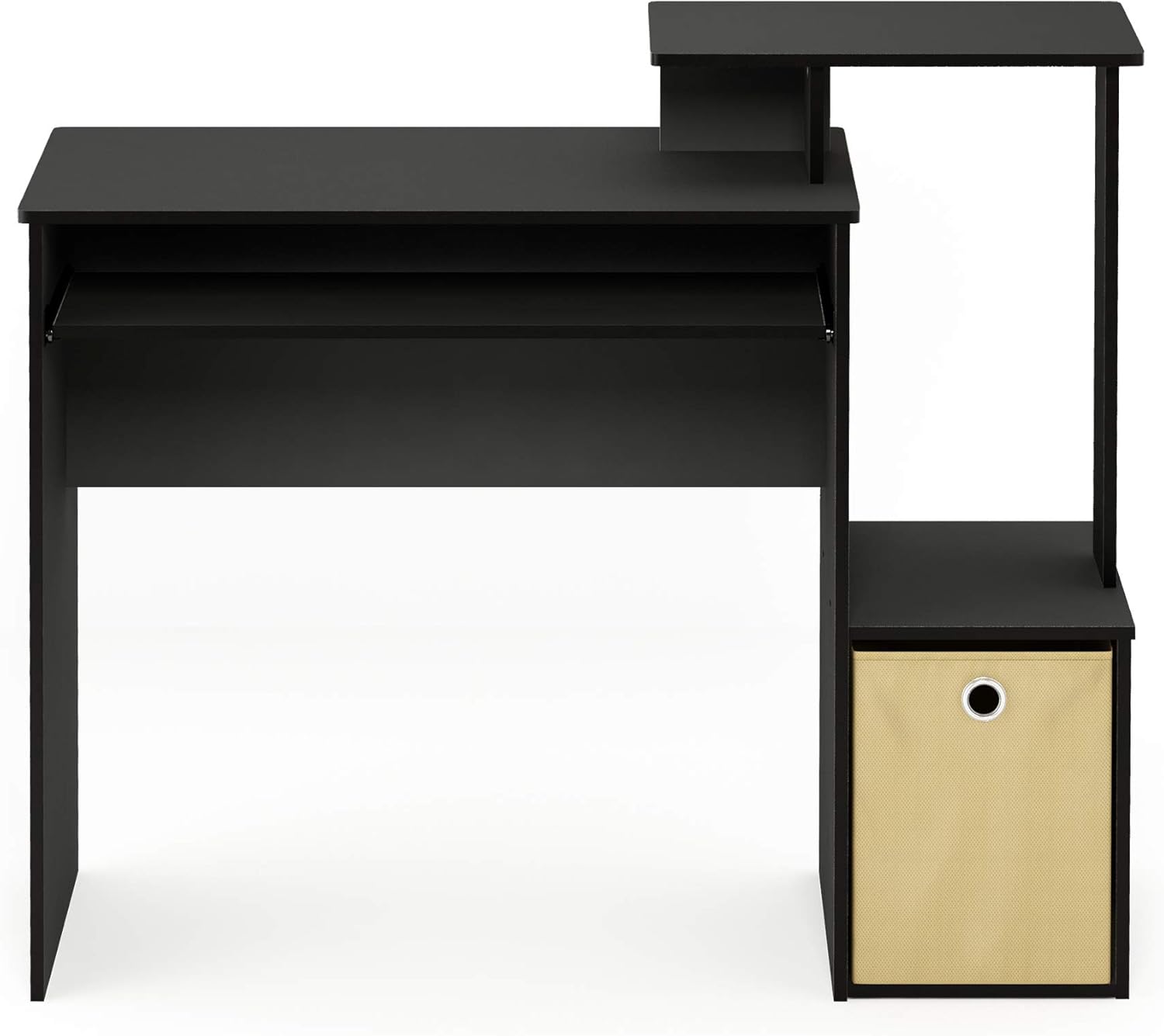 Furinno Econ - computadora Multiusos para computadora de Oficina en casa, Color Gris Roble francés