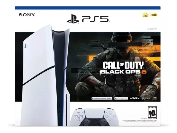 Consola Playstation 5 Slim 1tb Edición Disco Bundle Call Of Duty Black Ops 6