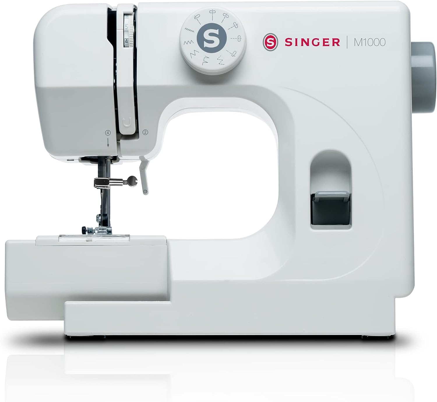 Máquina de coser SINGER M1000.662, aplicación de 32 agujas, máquina de reparación, sencilla, portátil, adecuada para principiantes