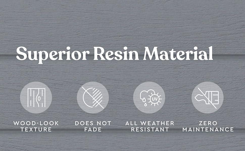 Material de resina superior