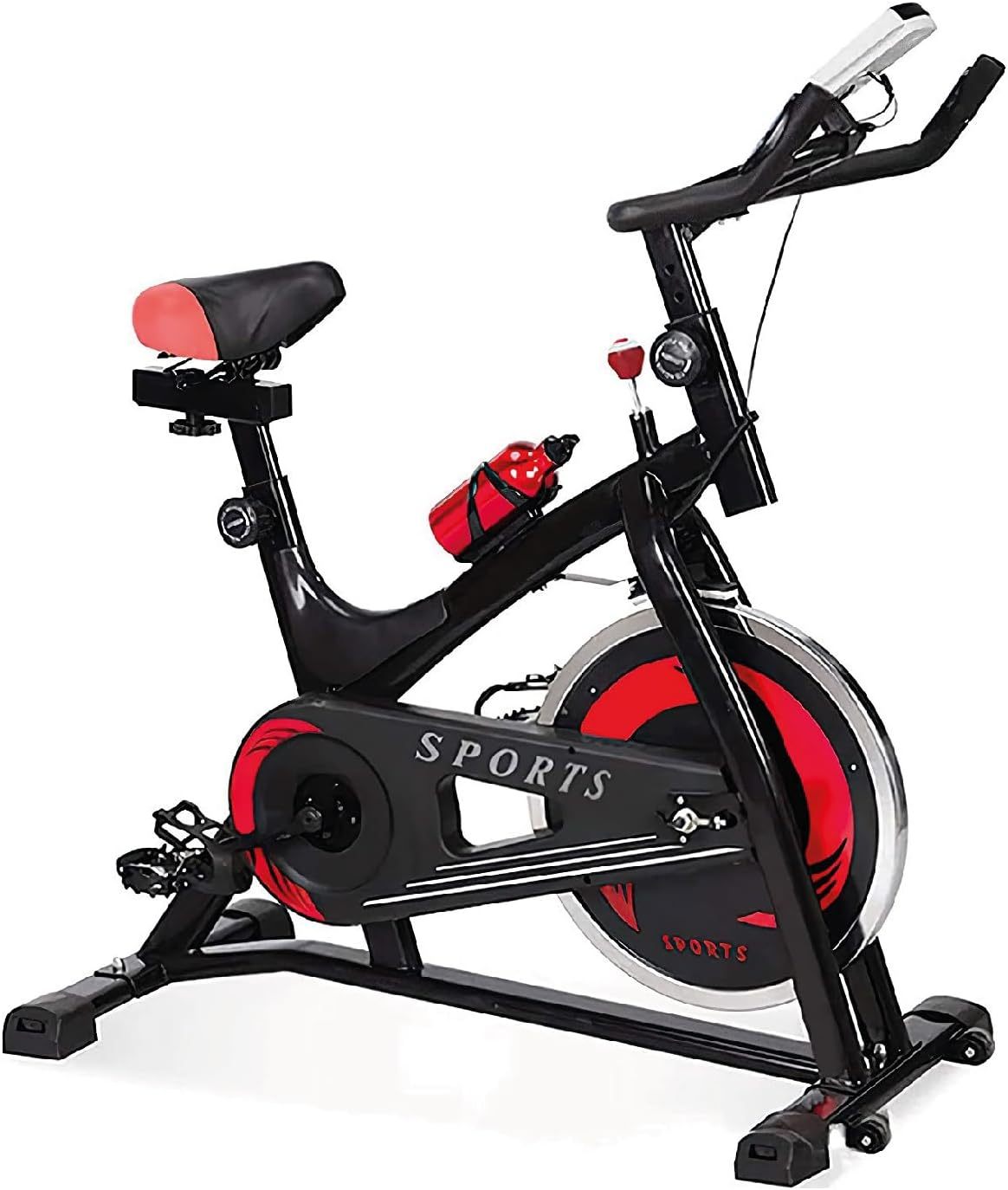 CENTURFIT Bicicleta Fija 6 kg Bicicleta Spinning Rueda 6 Kg Excelente Calidad Bicicleta Estacionaria Ajustable Bicicleta Estatica Pantalla Bicicleta Fija Para Ejercicio