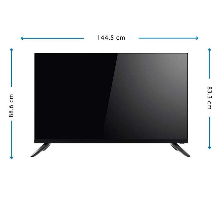 JVC TV 65" con sistema Roku, 4K LED, modelo SI65URF