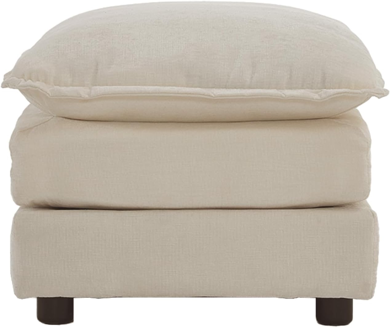 Neylory - Sofá de dos plazas con 2 almohadas para sala de estar, recámara, departamento, 2 plazas de felpilla para asiento profundo