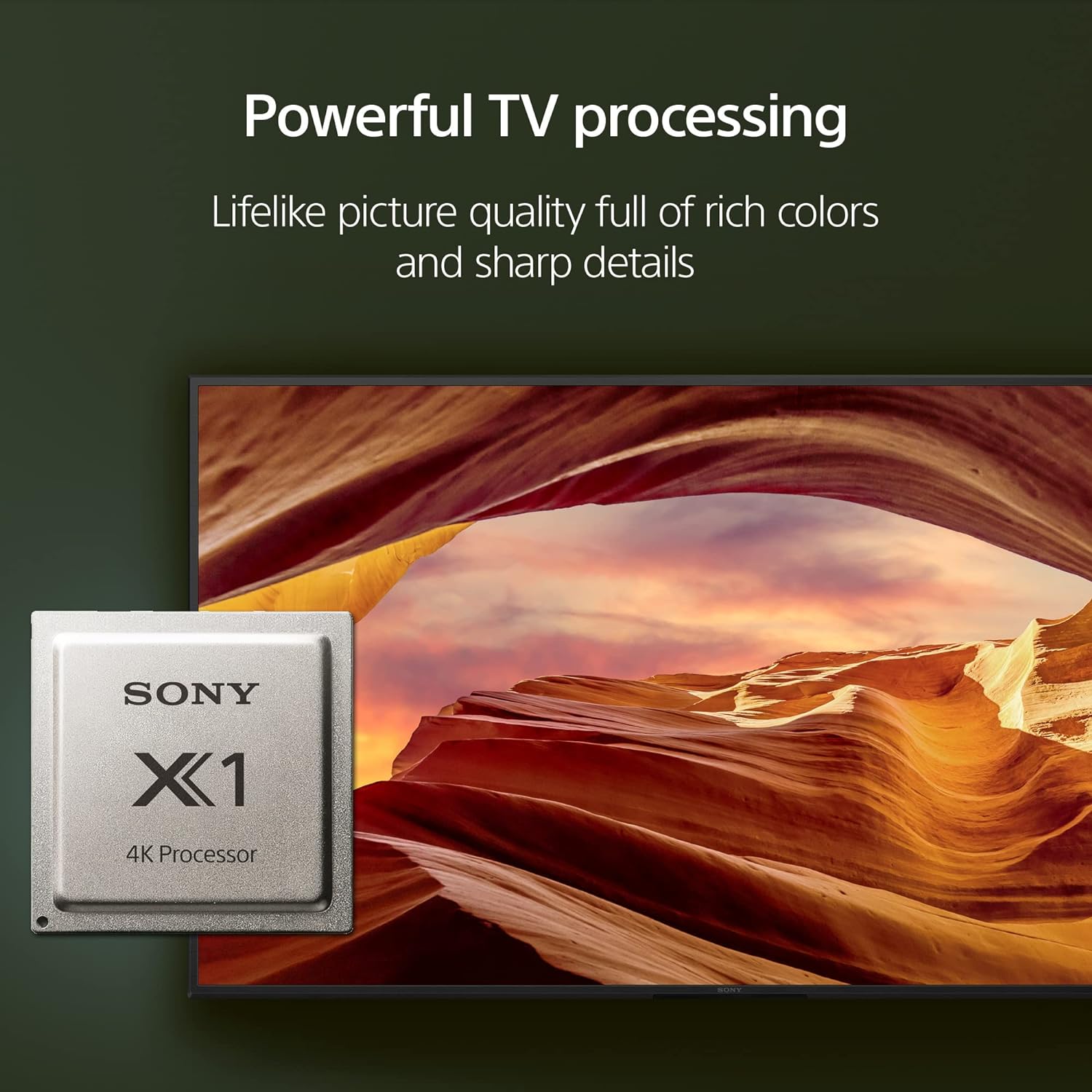 Sony Pantalla 50 Pulgadas KD-50X77L BRAVIA LED 4K UHD Smart Google TV